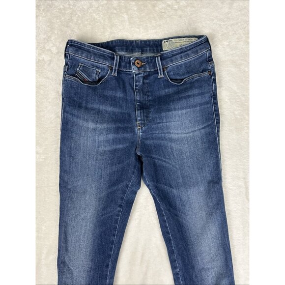 Diesel Jeans Skinzee High Women’s Size 28 X 32 Super Slim Skinny High Waist - Picture 2 of 10